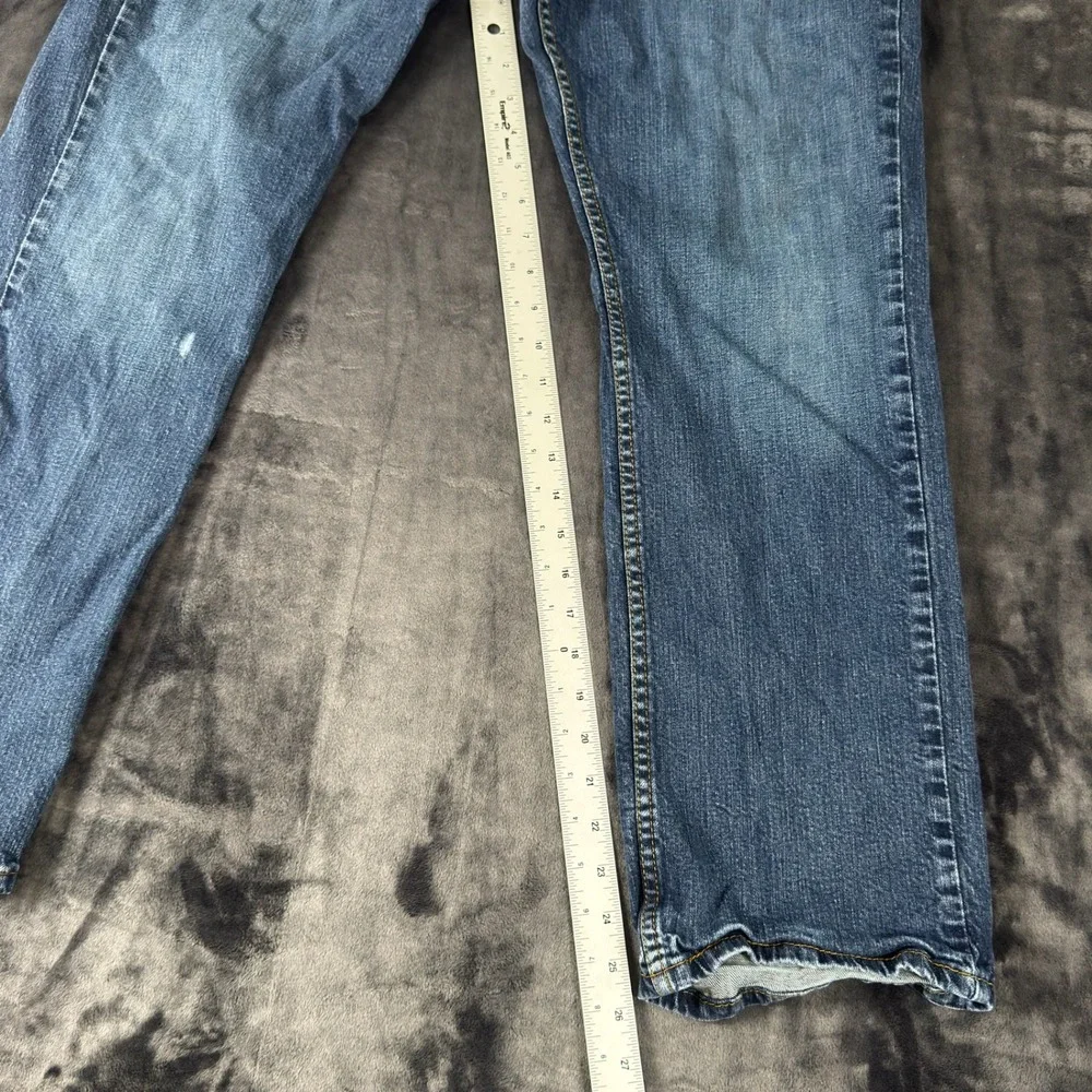 Levi 559 Relaxed Straight Jeans Mens 36x30 Blue Stretch Denim Pants